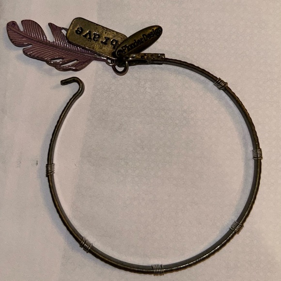 Plunder Design "Brave" Bracelet w/ Feather Dangle - Picture 3 of 4